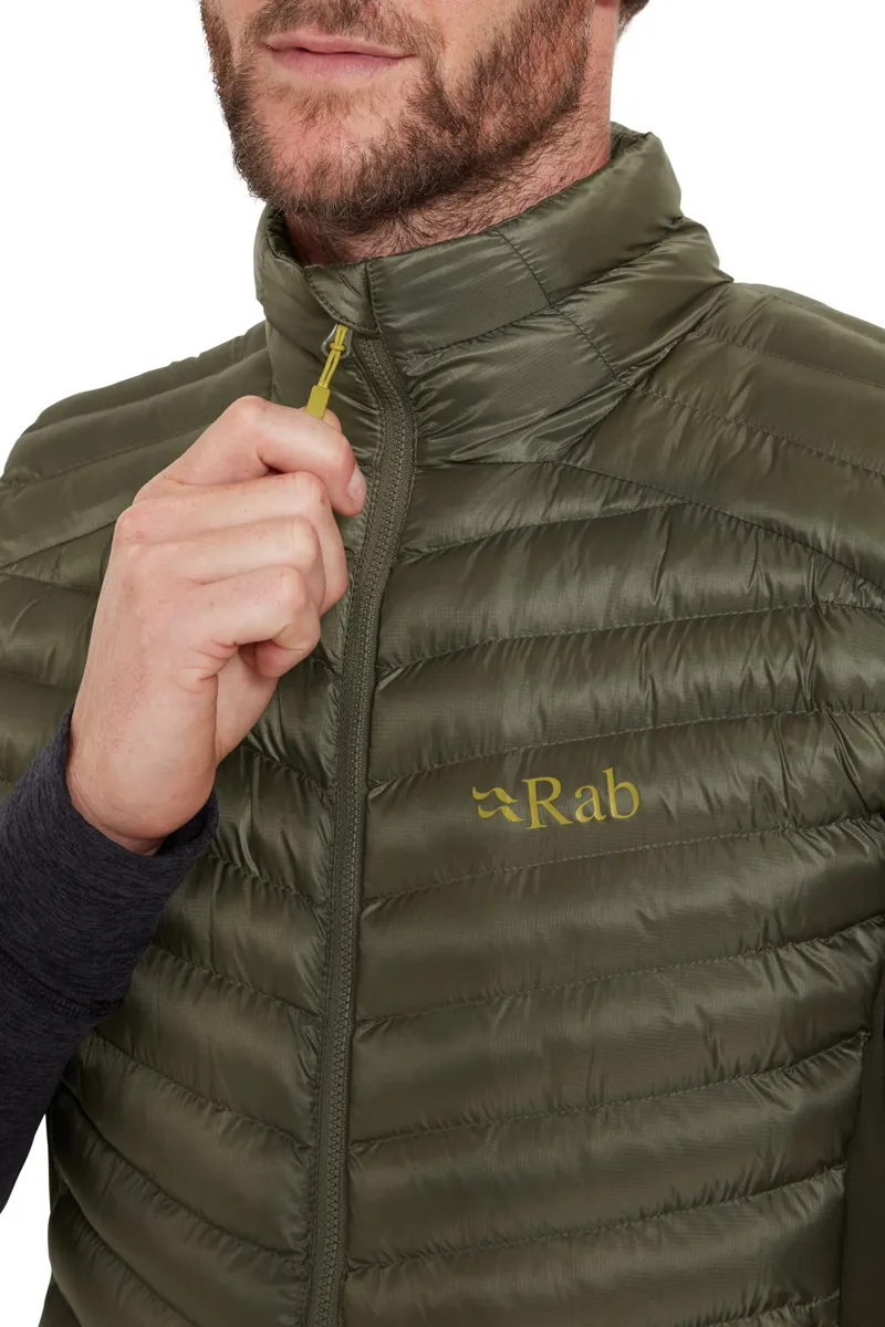 Rab Mens Cirrus Flex Vest - Light Khaki-Army-7