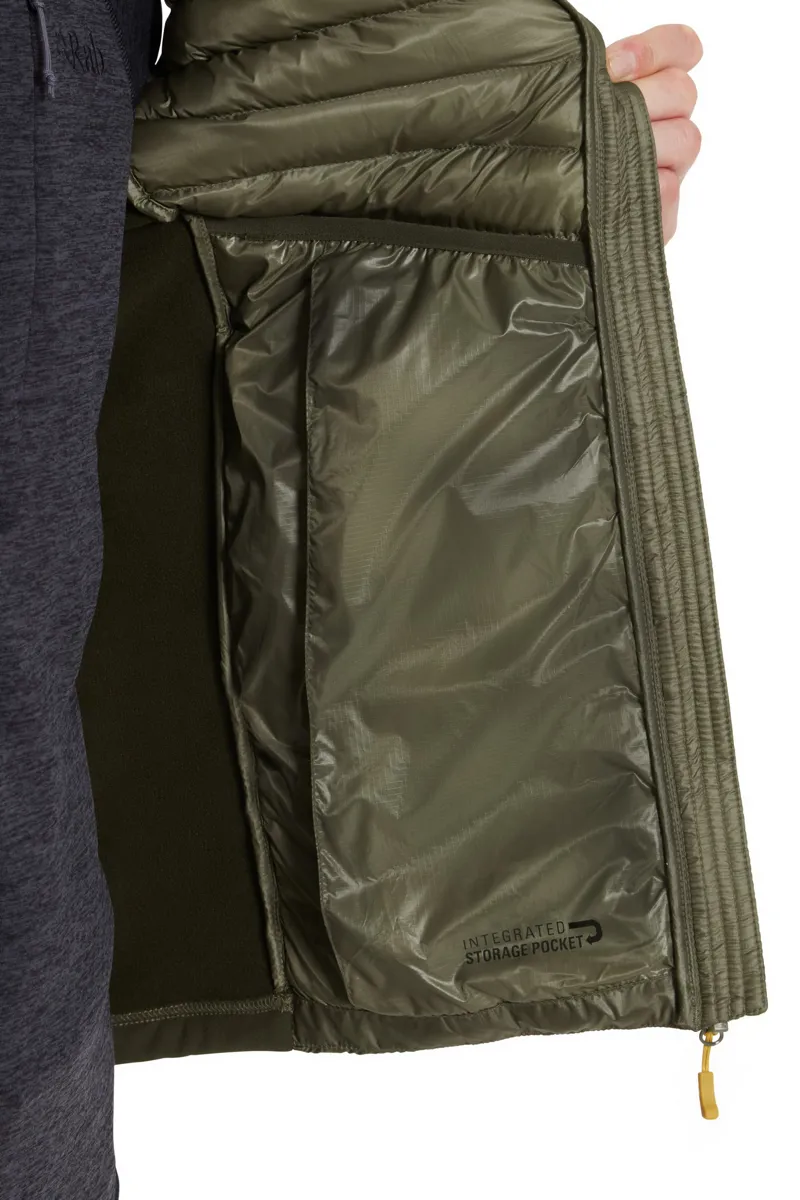 Rab Mens Cirrus Flex Vest - Light Khaki-Army-8