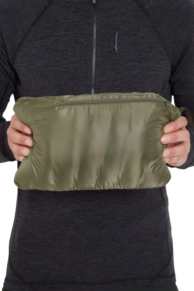 Rab Mens Cirrus Flex Vest - Light Khaki-Army-9