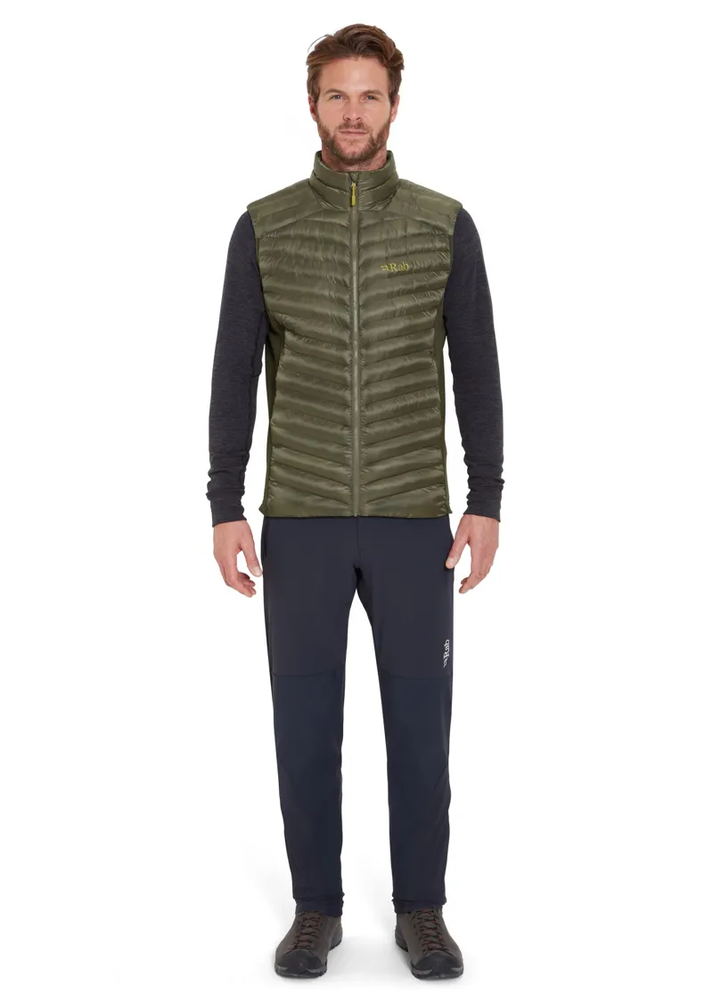 Rab Mens Cirrus Flex Vest - Light Khaki-Army-12