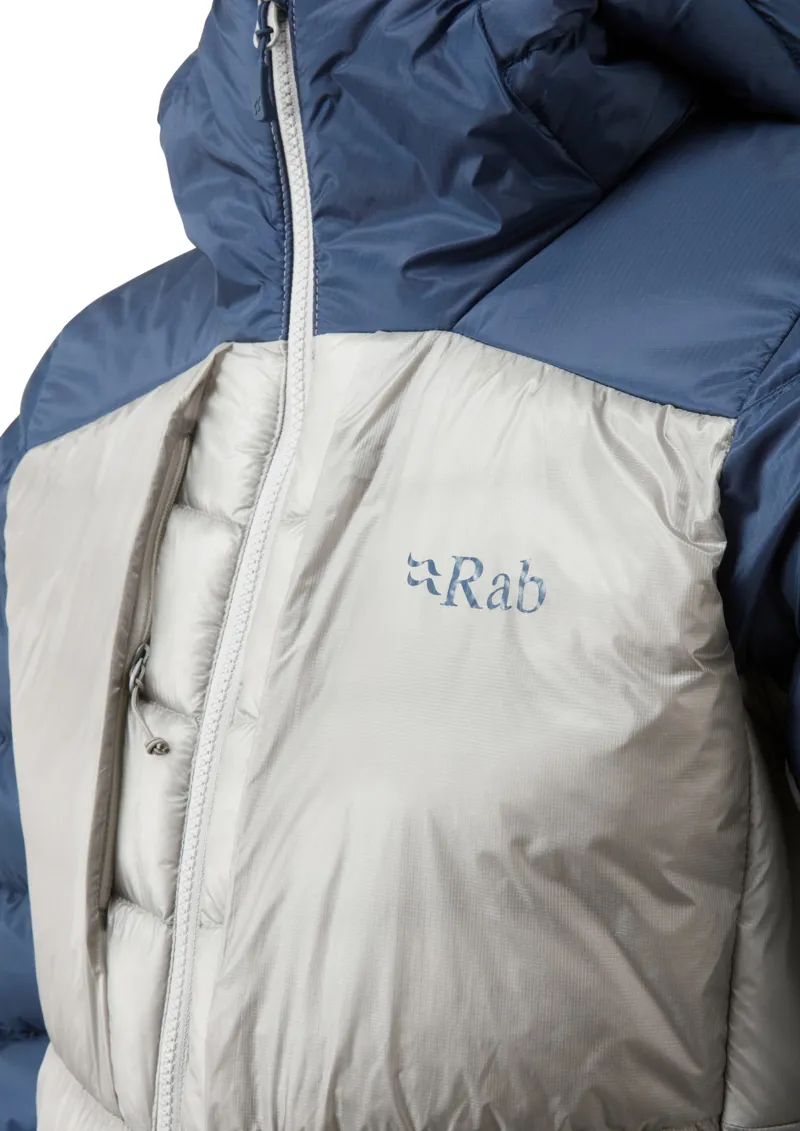 Rab Mens Cirrus Ultra Hoody - Tempest Blue-Light Zinc-4