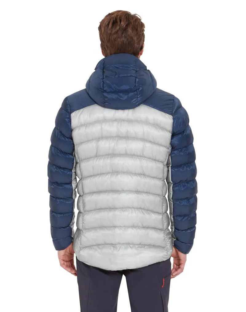 Rab Mens Cirrus Ultra Hoody - Tempest Blue-Light Zinc-3