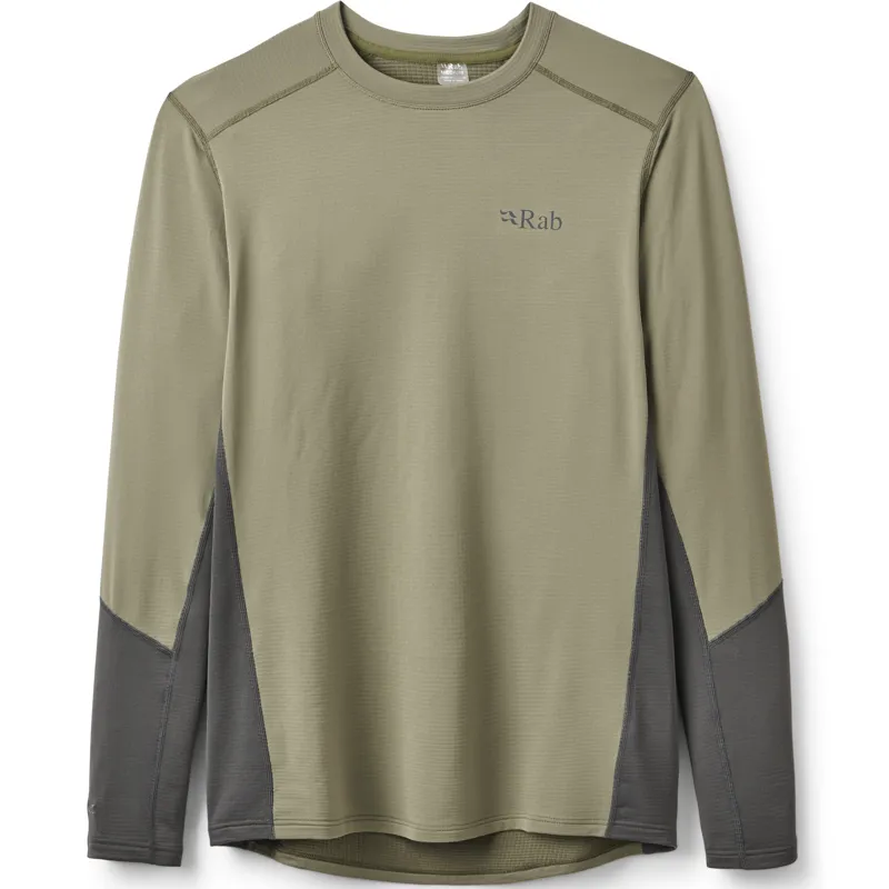 Rab Mens Conduit Crew - Light Khaki