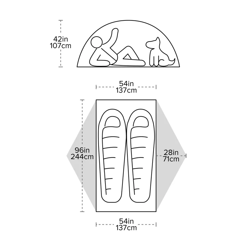 Big Agnes Copper Spur UL2 XL Tent - Lichen Green-Mercury-3
