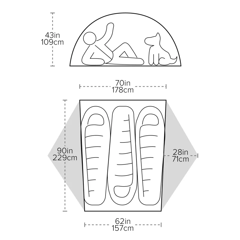 Big Agnes Copper Spur UL3 Tent - Lichen Green-6