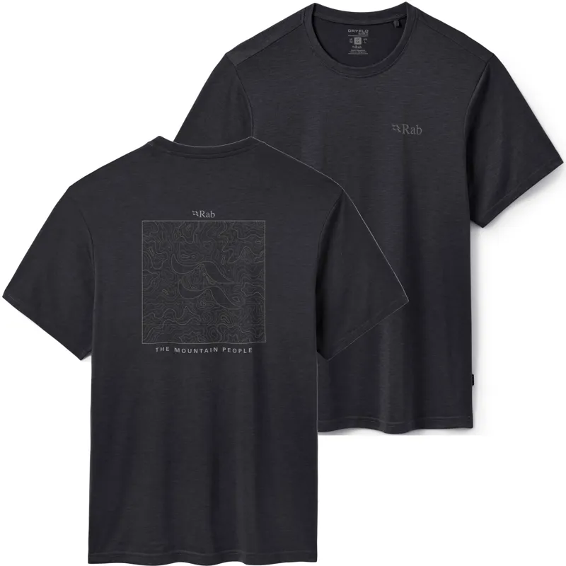 Rab Mens Crimp Elevation Tee - Beluga