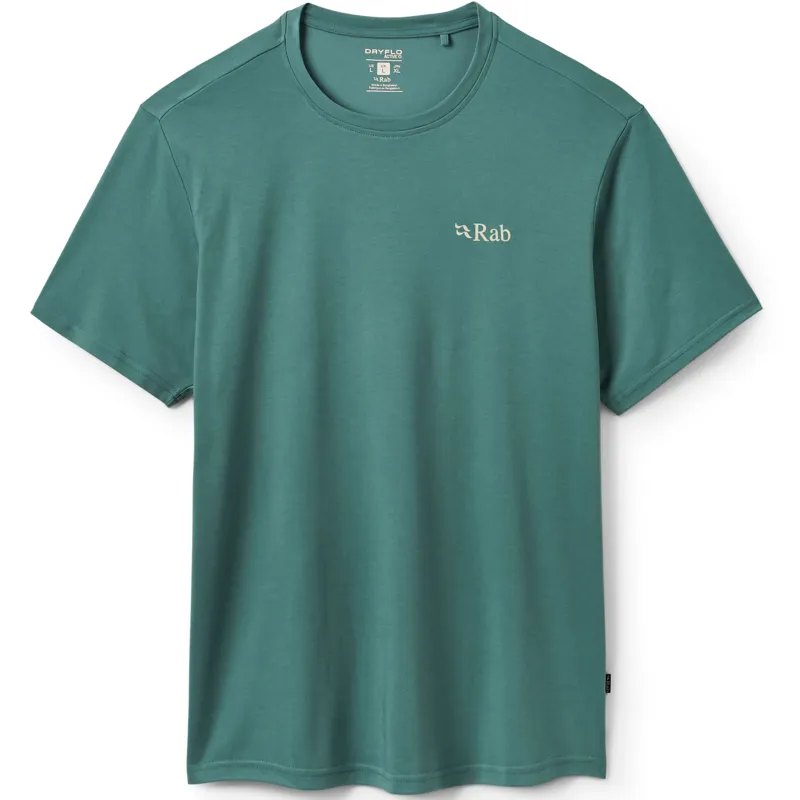 Rab Mens Crimp Elevation Tee - Sage-1
