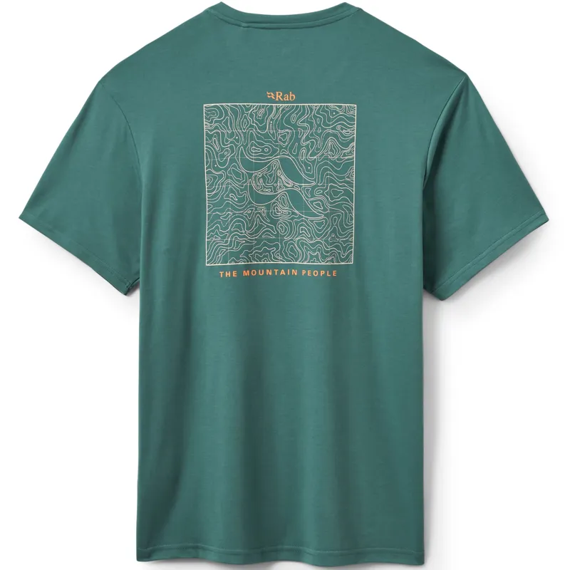 Rab Mens Crimp Elevation Tee - Sage-2