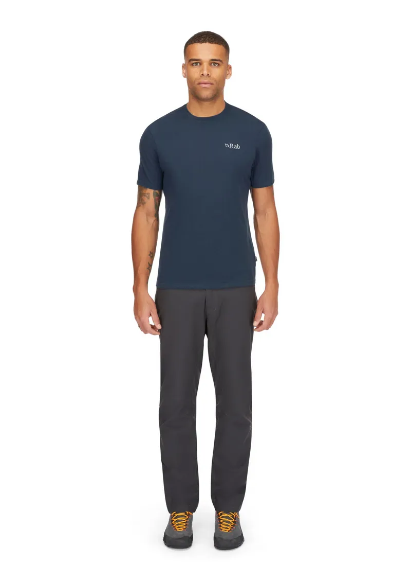 Rab Mens Crimp Elevation Tee - Tempest Blue-6