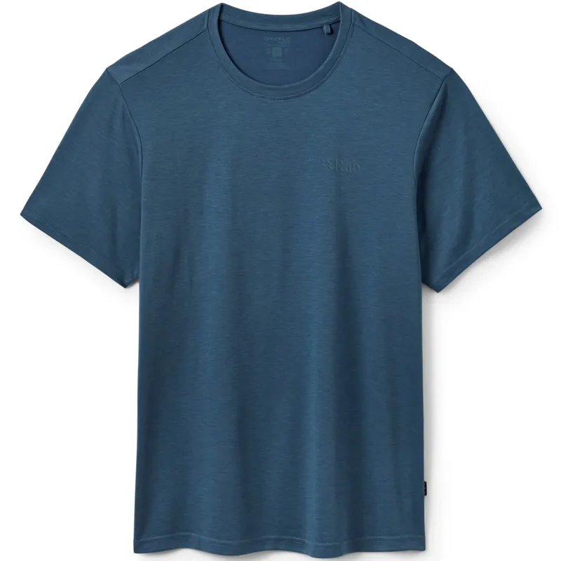 Rab Mens Crimp Elevation Tee - Tempest Blue-1