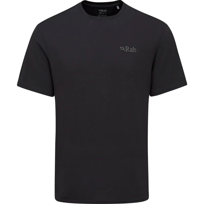 Rab Mens Crimp Logo Tee - Beluga