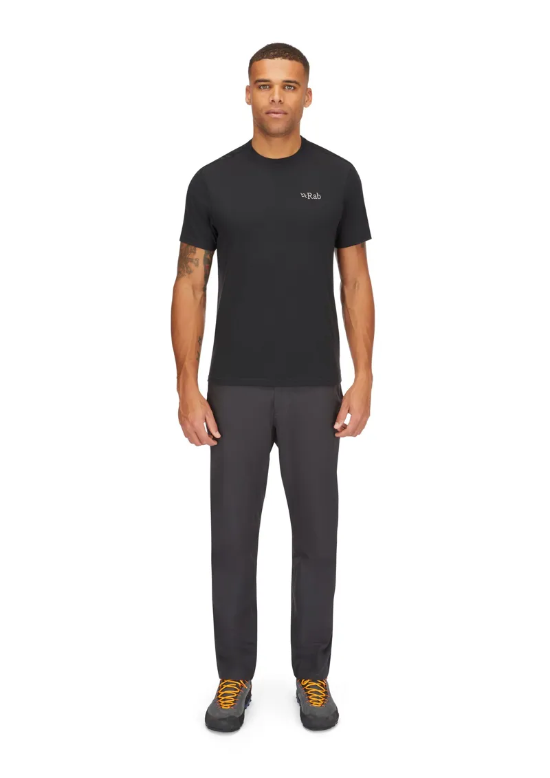 Rab Mens Crimp Logo Tee - Beluga-5