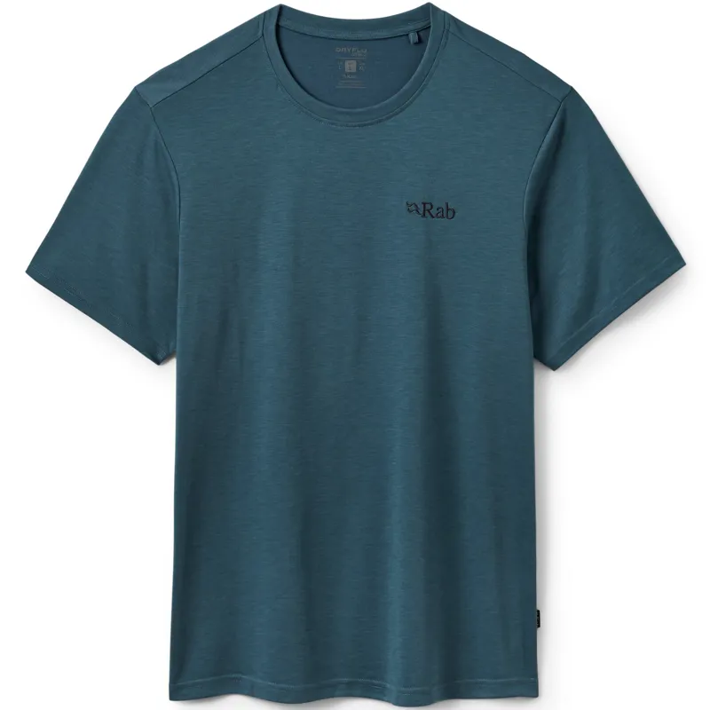 Rab Mens Crimp Logo Tee - Orion Blue