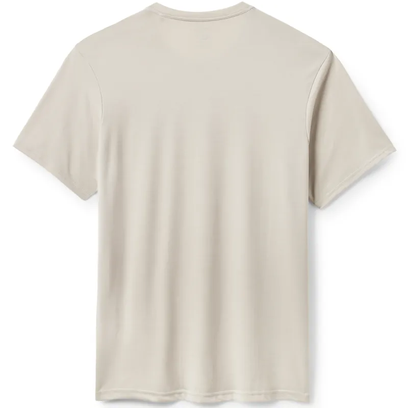 Rab Mens Crimp Logo Tee - Pebble-1
