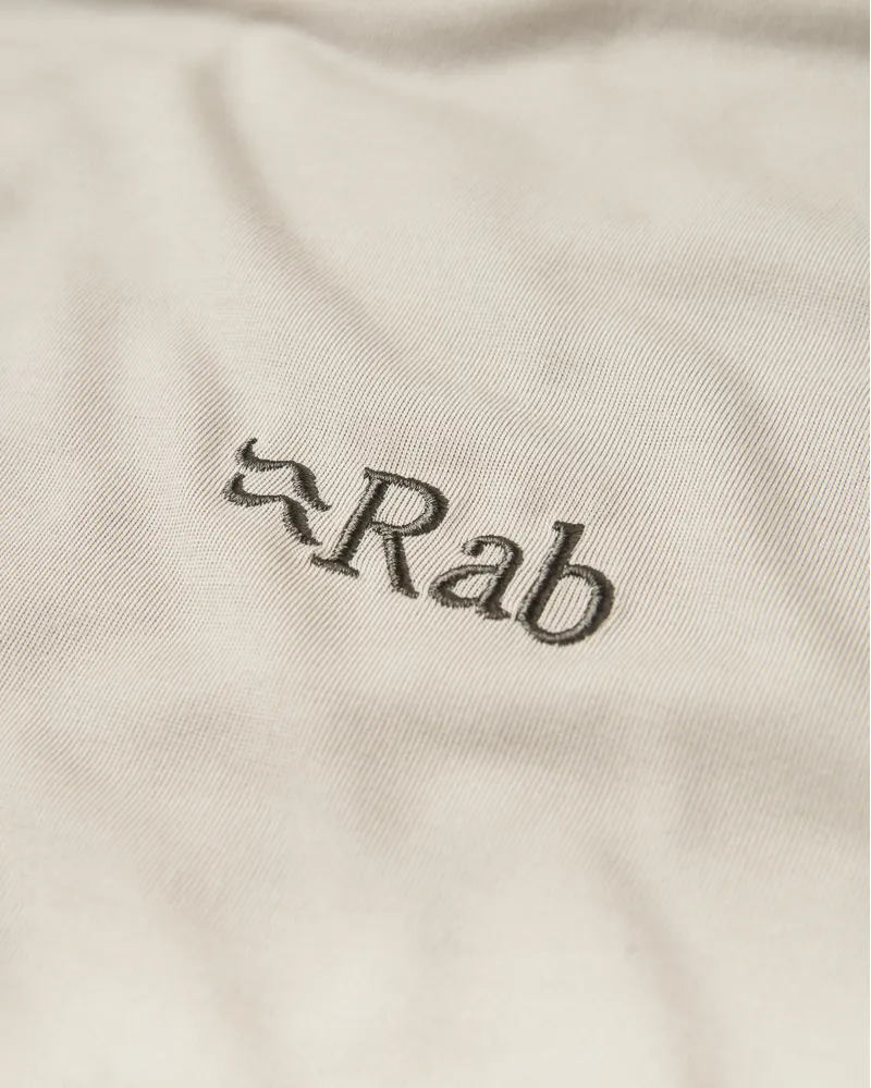 Rab Mens Crimp Logo Tee - Pebble-2