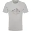 Rab Mens Crimp Reflection Tee - Light Zinc