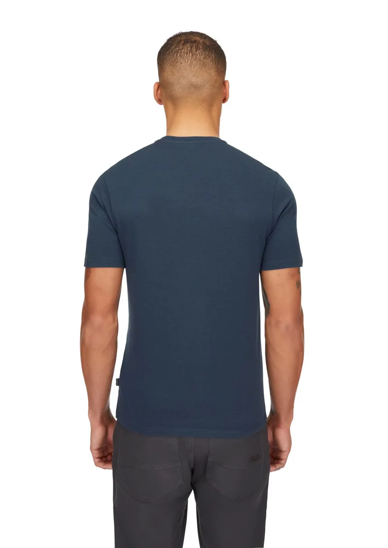 Rab Mens Crimp Reflection Tee - Light Zinc-4