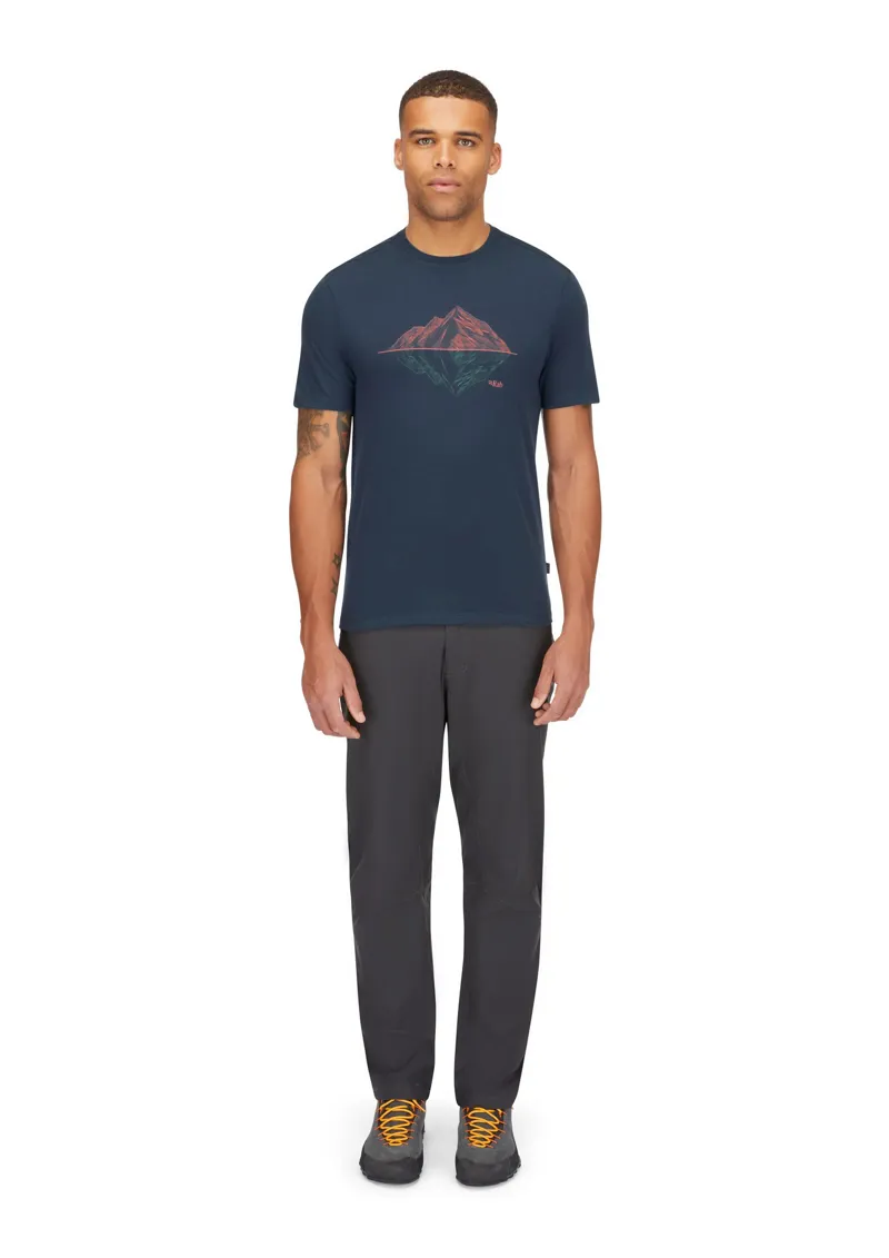Rab Mens Crimp Reflection Tee - Light Zinc-5
