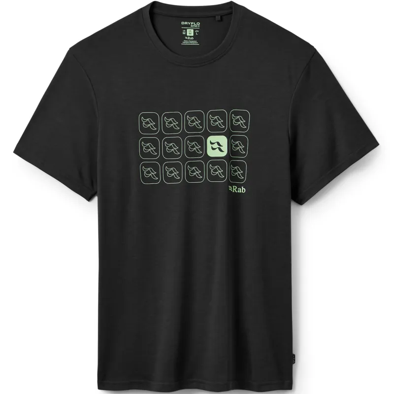 Rab Mens Crimp Repeat Tee - Beluga