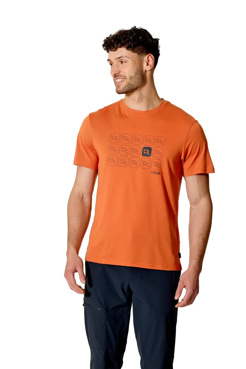 Rab Mens Crimp Repeat Tee - Beluga-3