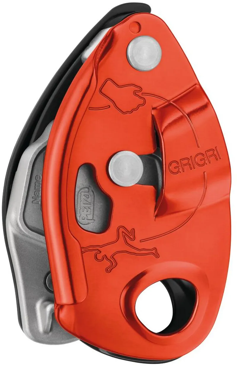 Petzl GRIGRI Belay Device - Red/ Orange