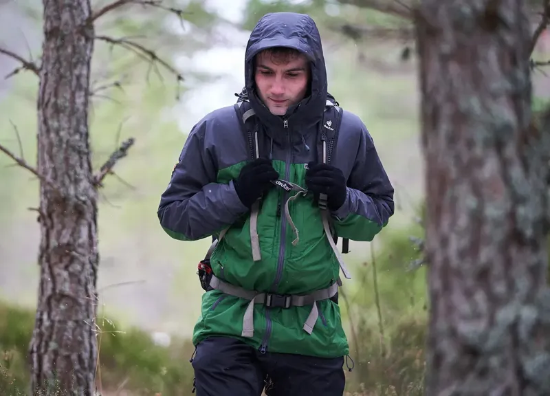 Paramo Mens Alta III Jacket - Fir-Rock Grey-6