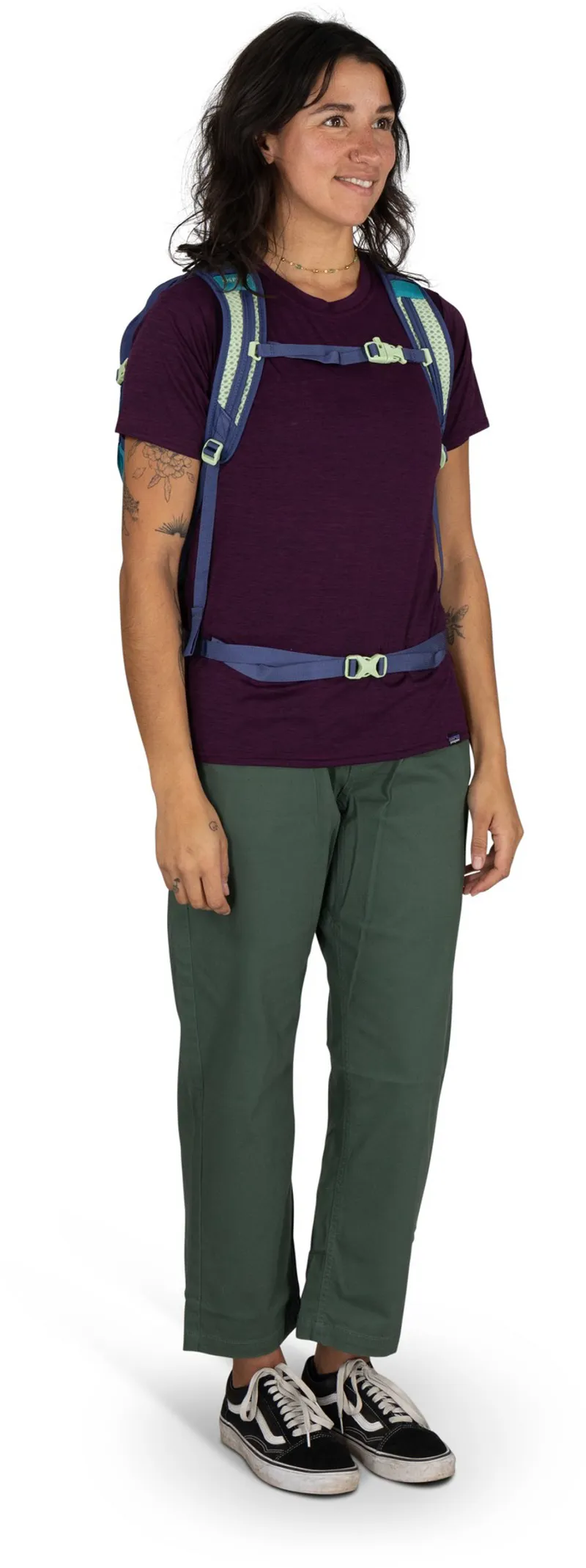 Osprey Daylite Plus Rucksack - Blue Spikemoss-Alkaline-5