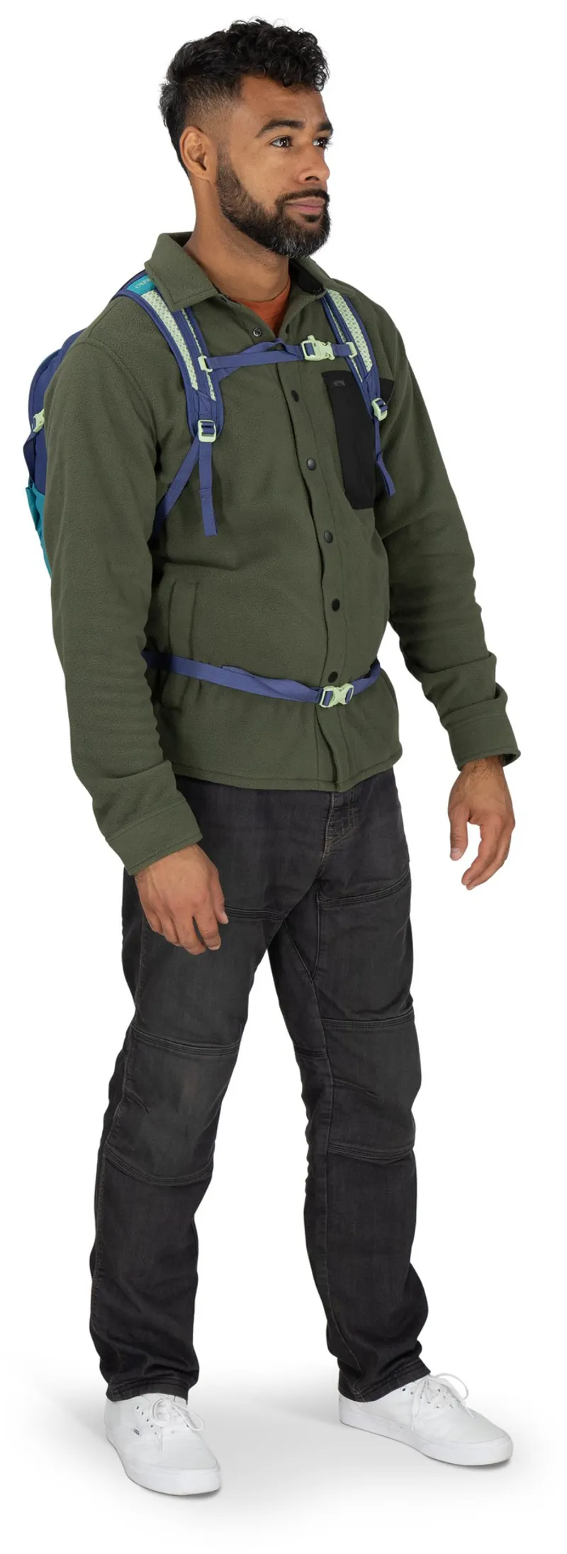 Osprey Daylite Plus Rucksack - Blue Spikemoss-Alkaline-4