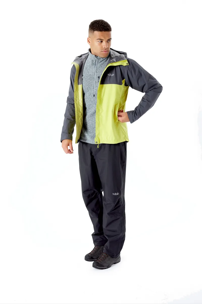 Rab Mens Downpour Eco Overtrousers  - Black-3