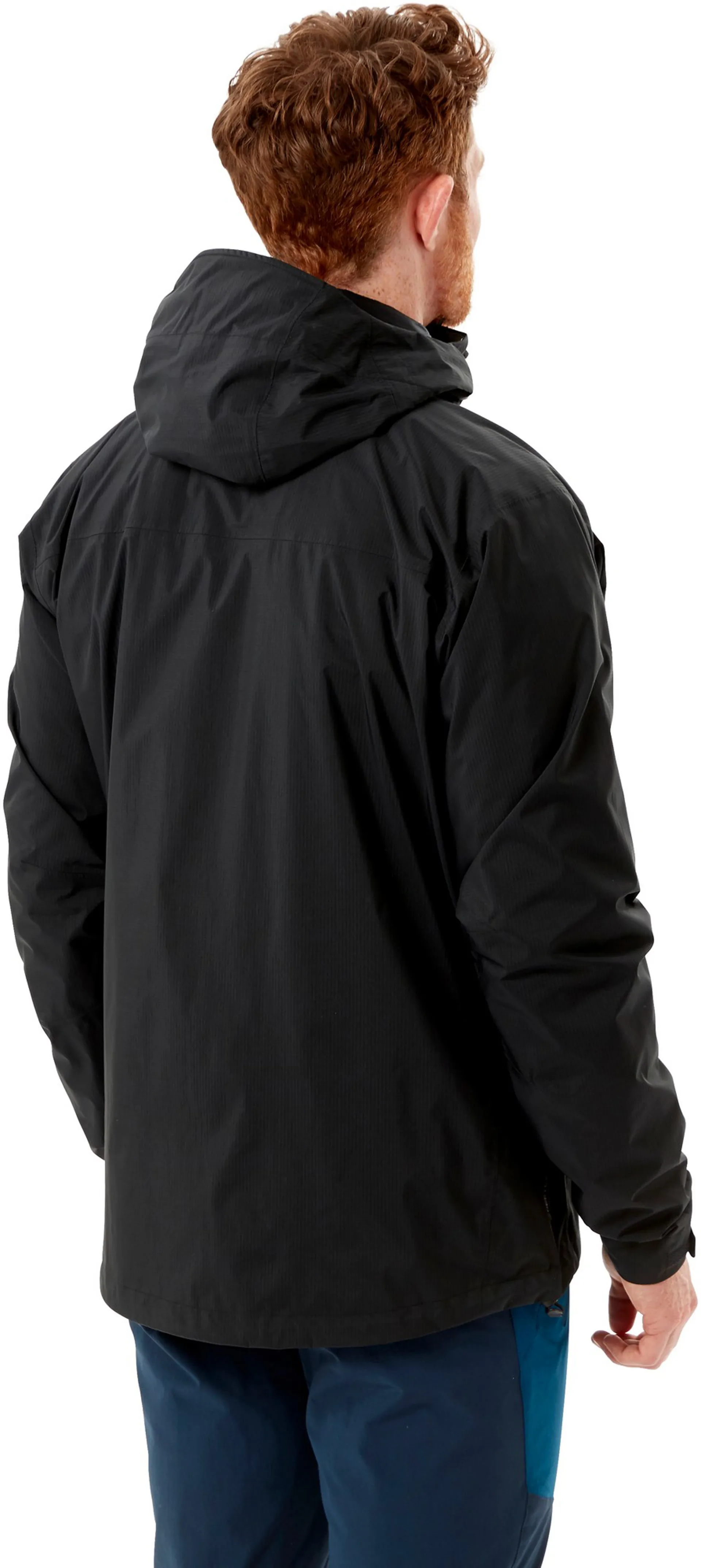 Rab Mens Downpour Plus Jacket Black