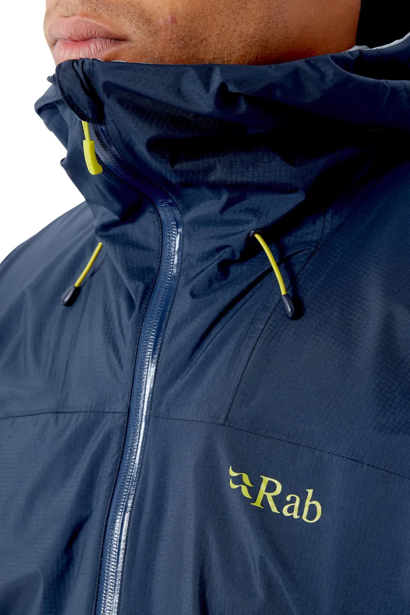 Rab Mens Downpour Plus 2.0 Jacket - Deep Ink-3