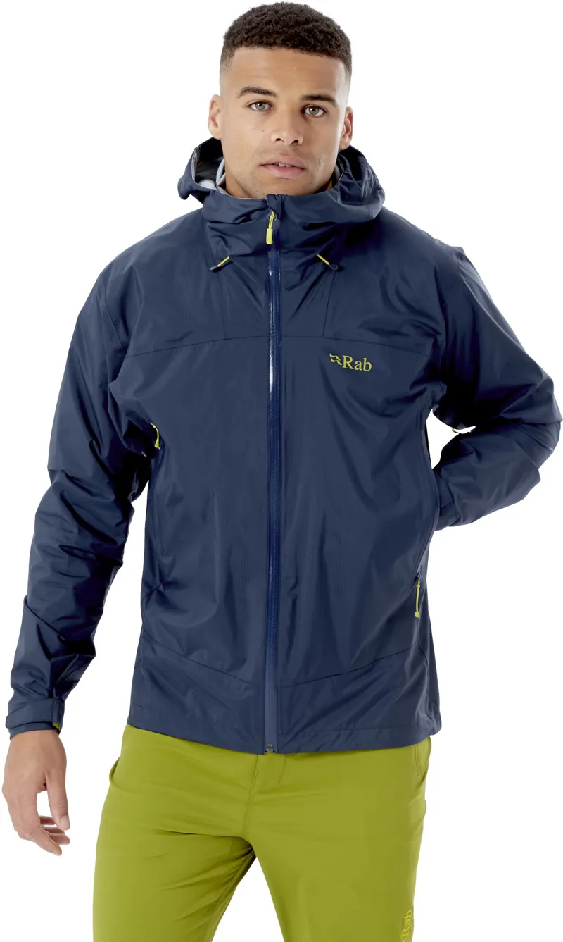 Rab Mens Downpour Plus 2.0 Jacket - Deep Ink-9