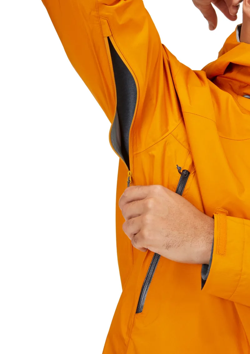 Rab Mens Downpour Plus 2.0 Jacket - Sunset-7