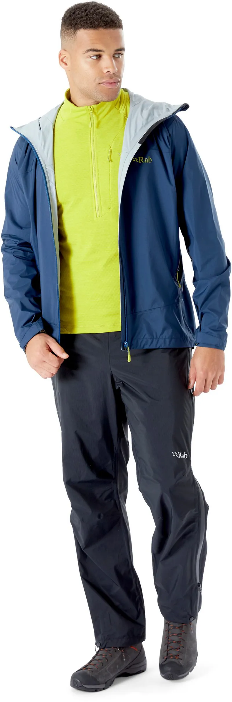 Rab Mens Downpour Plus 2.0 Overtrousers  - Short Leg-11