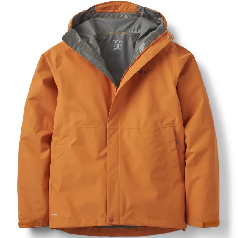 Rab Mens Downpour Jacket - Dark Melba