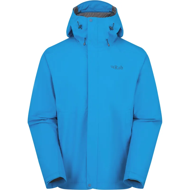Rab Mens Downpour Jacket - Maya Blue