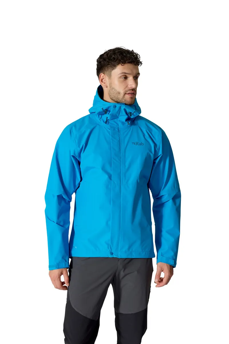 Rab Mens Downpour Jacket - Maya Blue-4