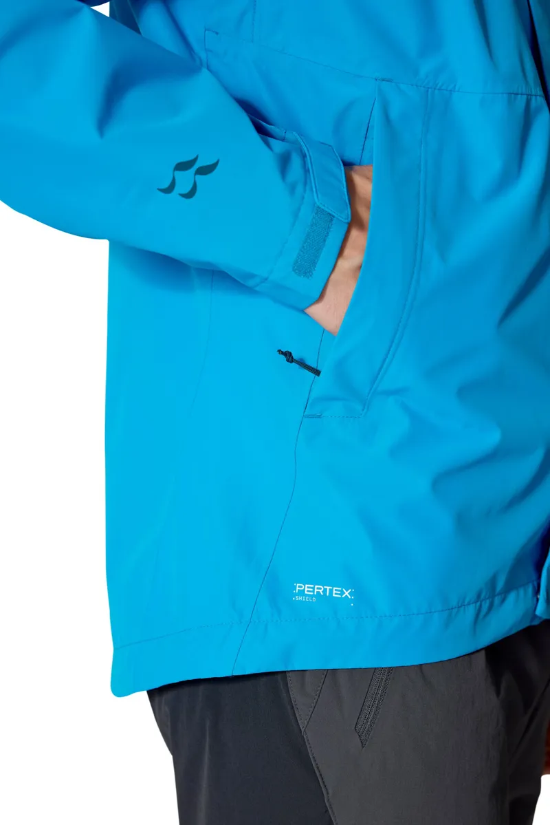 Rab Mens Downpour Jacket - Galaxy Blue-11