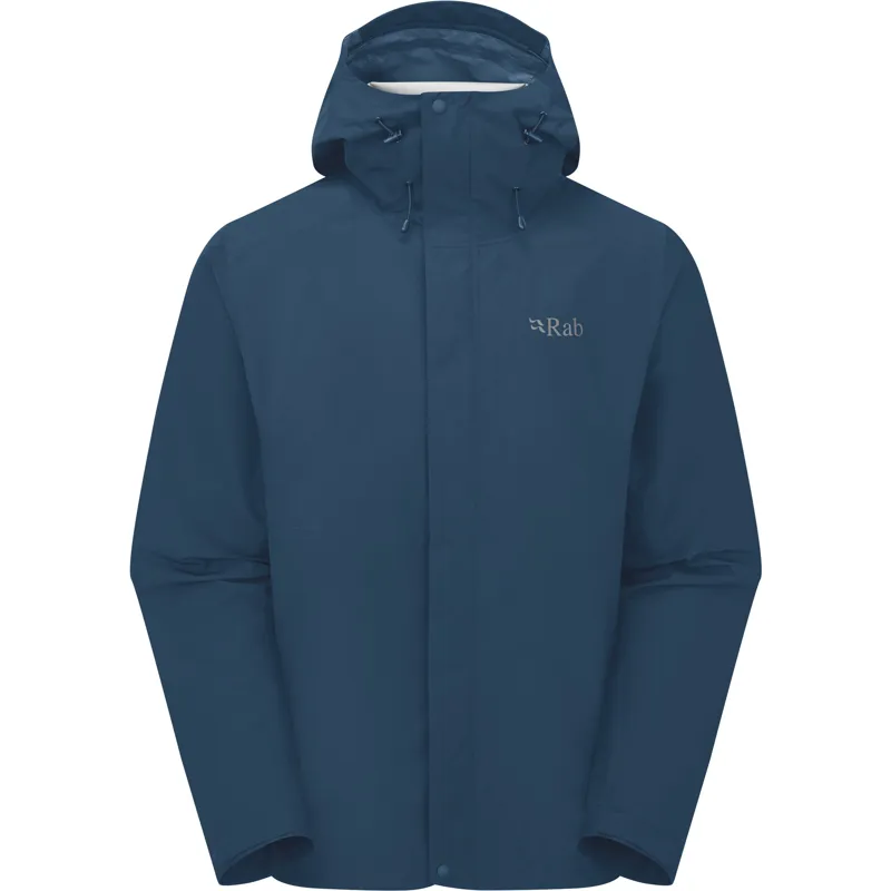 Rab Mens Downpour Jacket - Tempest Blue