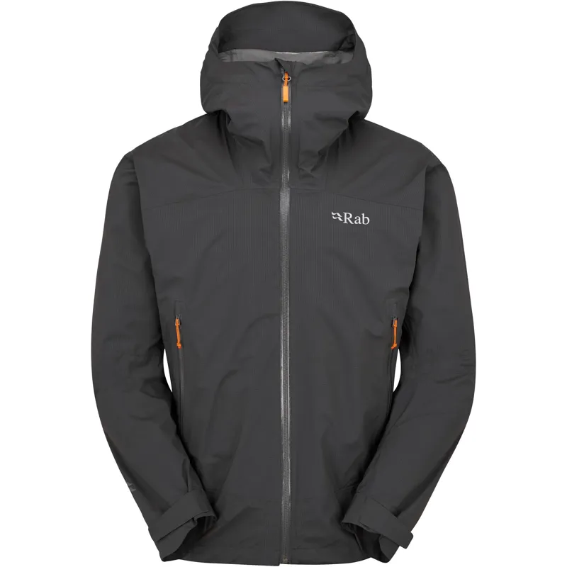 Rab Mens Downpour Light Jacket - Anthracite