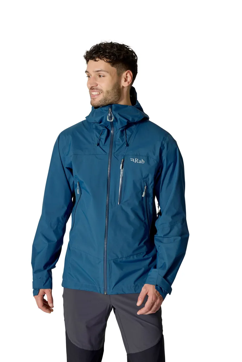 Rab Mens Downpour Mountain Jacket - Maya Blue-2