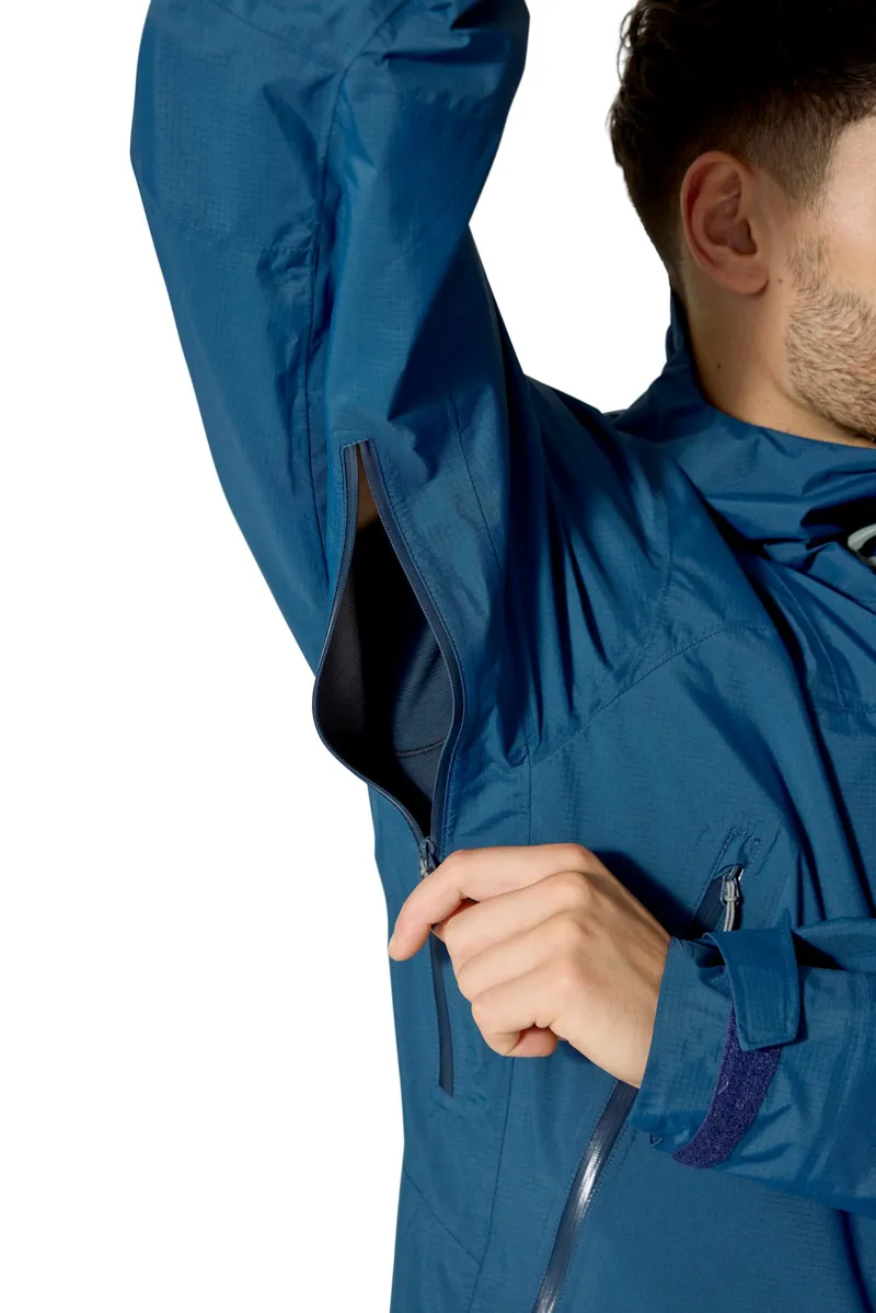 Rab Mens Downpour Mountain Jacket - Tempest Blue-9