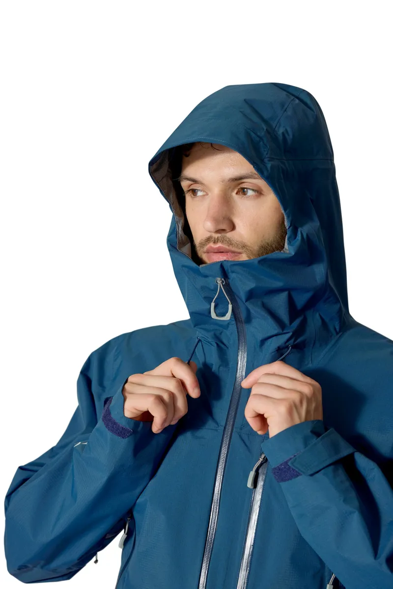 Rab Mens Downpour Mountain Jacket - Tempest Blue-10