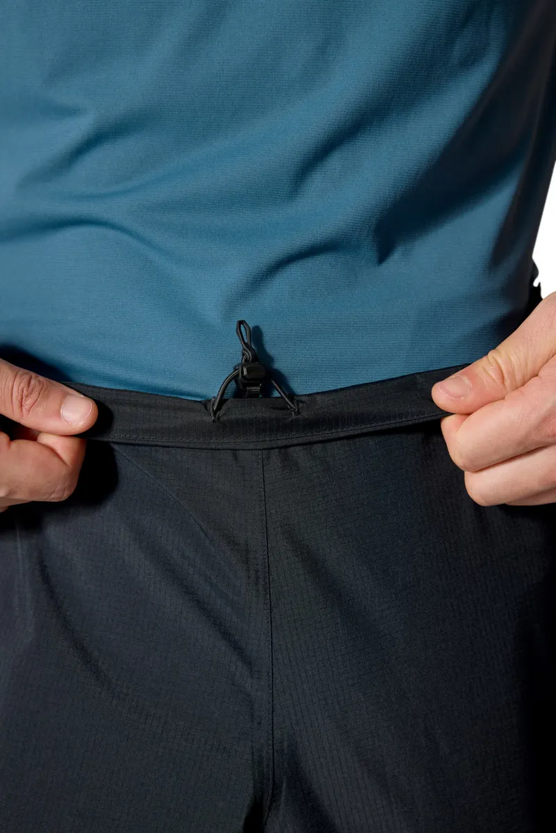 Rab Mens Downpour Mountain Overtrousers  - Black-12