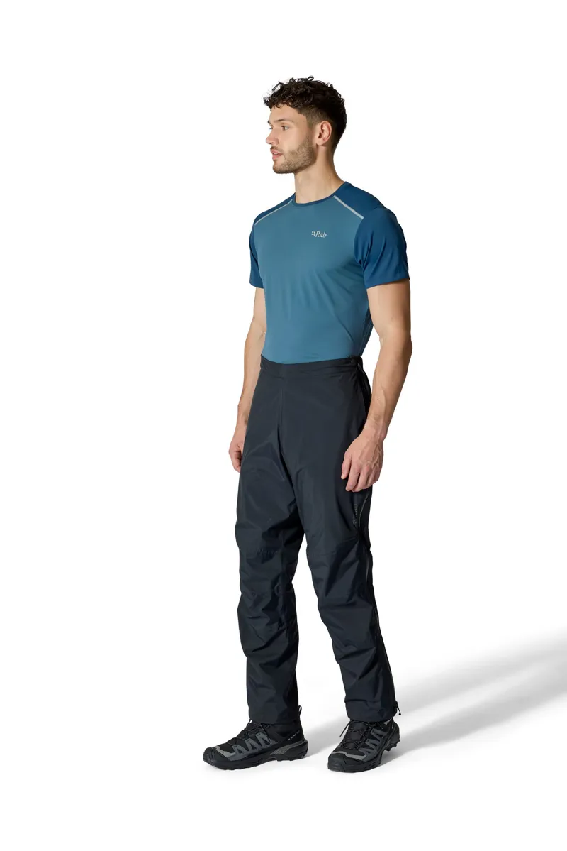 Rab Mens Downpour Mountain Overtrousers  - Black-5