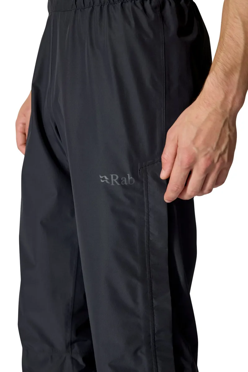 Rab Mens Downpour Overtrousers  - Black-7