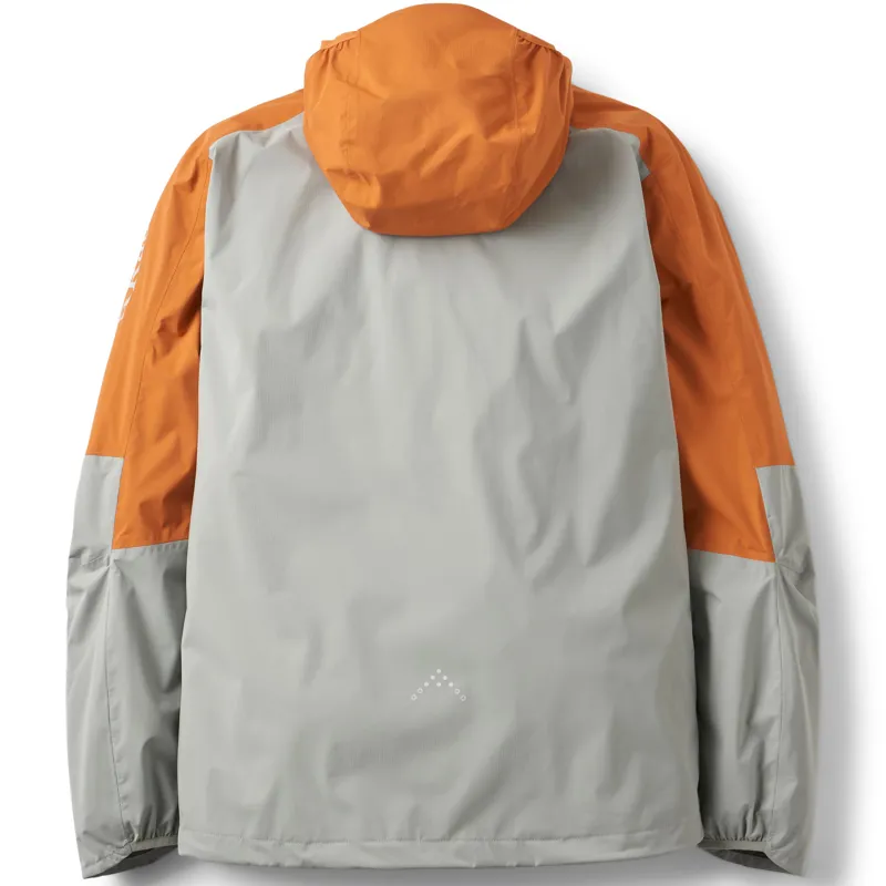 Rab Mens Downpour Trail Light Jacket - Dark Melba-Light Zinc-1