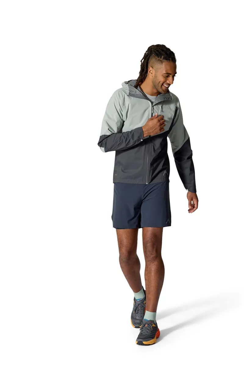 Rab Mens Downpour Trail Light Jacket - Anthracite-4