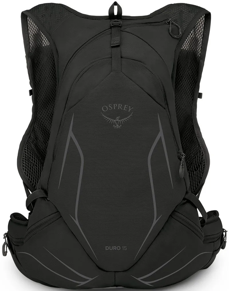 Osprey Duro 15 with Flasks - Dark Charcoal Grey-2