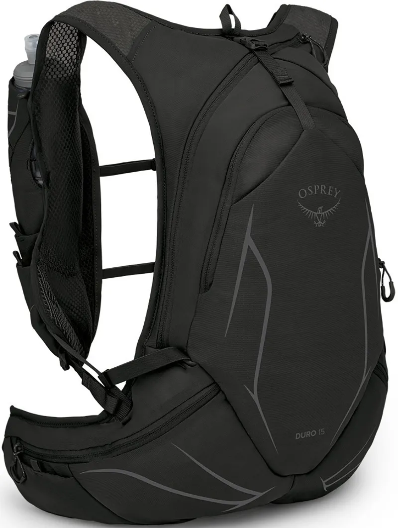 Osprey Duro 15 with Flasks - Dark Charcoal Grey